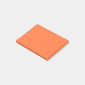 Verbrand Oranje Effen Kleur Post-it® Notes (Schuin)