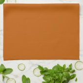 Verbrand Oranje Keukenhanddoek (Gevouwen)