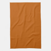Verbrand Oranje Keukenhanddoek (Verticaal)