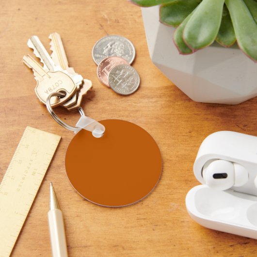 Verbrand Oranje Knoop Sleutelhanger (Bureau)