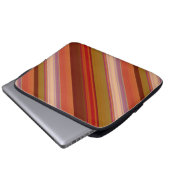 Verbrand Oranje Laptop Sleeve (Voorkant onderkant)