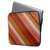 Verbrand Oranje Laptop Sleeve (Voorkant Links)
