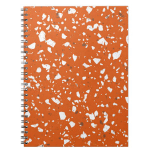 Verbrand Oranje Marmer Notitieboek