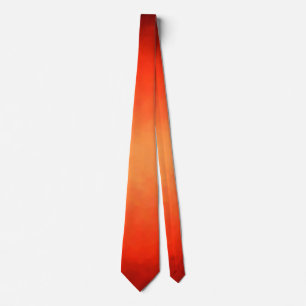 Verbrand oranje ombre stropdas