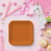 Verbrand Oranje Papieren Bordje (Feest)
