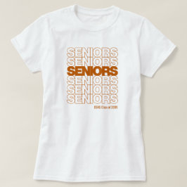 Verbrand Oranje Seniors Seniors Seniors T-shirt