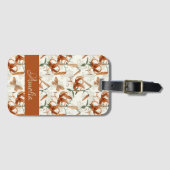 Verbrand Oranje tijgerlelie Bagagelabel (Voorkant (horizontaal))