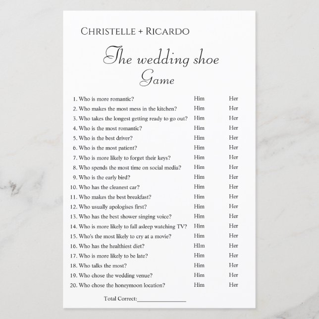 Verbrand oranje trouwschoen, vrijgezellenfeest spe (Voorkant)