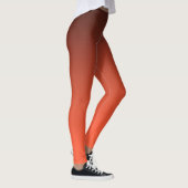 Verbrand Oranje Verloop  Warm Ombre Leggings (Rechts)