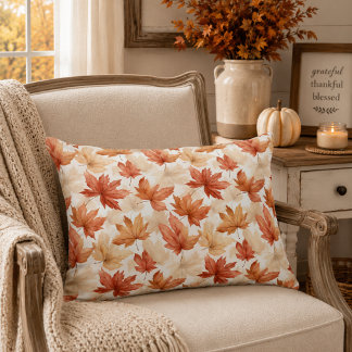 Verbrand Oranje Zachte Beige Esblad Herfst Boerder Accent Kussen