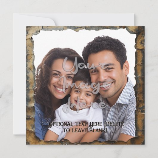 Verbrand perkament esthetische  Sjabloon (Voorkant)