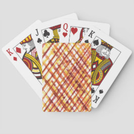 verbrand plaid pokerkaarten