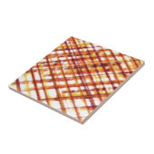 verbrand plaid tegeltje (Zijkant)
