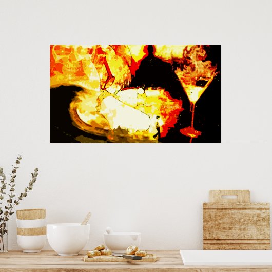 verbrand. poster (Keuken)