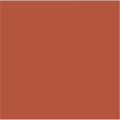 Verbrand rood - (effen kleur)  sticker (Voorkant)