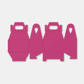 Verbrand Roze Dak Bedankdoosjes (Uitgevouwen)