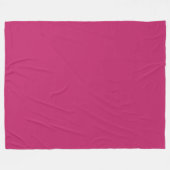 Verbrand Roze Fleece Deken (Voorkant (Horizontaal))