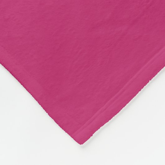 Verbrand Roze Fleece Deken (Hoek)