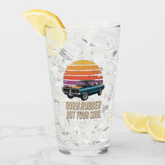 verbrand rubber, niet je ziel glas (Voorkant ijs)