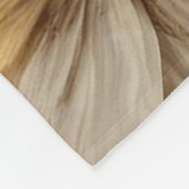 Verbrand Sinaasappel Beige Grey Boerderij Bloemen Fleece Deken (Hoek)