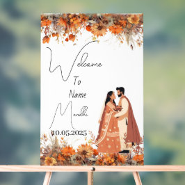 Verbrand sinaasappel bloemenacryl Mendhi teken Acryl Bord
