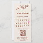 Verbrand Sinaasappel Boho Terracotta bruiloft Save (Voorkant)