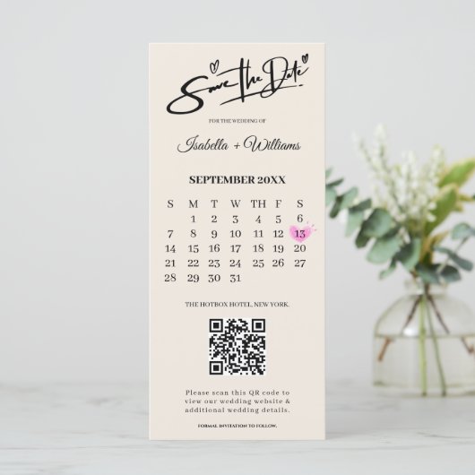 Verbrand Sinaasappel Boho Terracotta bruiloft Save (Staand voorkant)