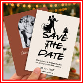 Verbrand Sinaasappel Boho Terracotta bruiloft Save The Date