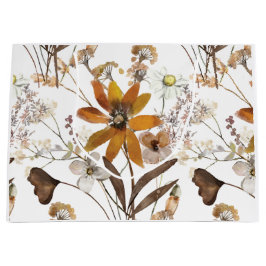 Verbrand Sinaasappel Eenvoudige Wildbloem Herfst B Groot Cadeauzakje