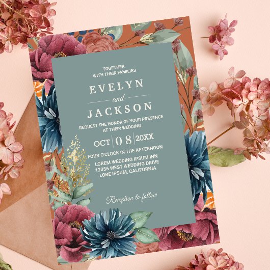 verbrand sinaasappel en salie Modern Rustiek Bruil Kaart