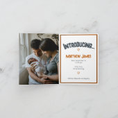 Verbrand Sinaasappel Herringbone Made in Texas Pho Aankondiging (Binnen)