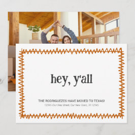 Verbrand Sinaasappel Hey Y'all - Verhuisd naar Tex Aankondiging