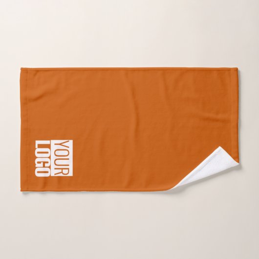 verbrand sinaasappel - je logo bad handdoek (Handdoek)