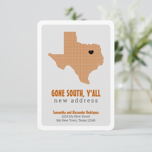 Verbrand Sinaasappel naar het zuiden, jullie gaan  Aankondiging (Staand voorkant)