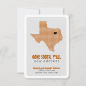 Verbrand Sinaasappel naar het zuiden, jullie gaan Aankondiging (Voorkant)