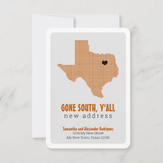 Verbrand Sinaasappel naar het zuiden, jullie gaan  Aankondiging (Voorkant)