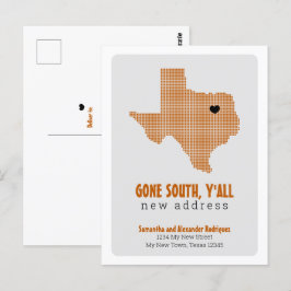 Verbrand Sinaasappel naar het zuiden, jullie gaan Briefkaart