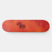 Verbrand Sinaasappel Persimmon Leaf Abstract Autum Persoonlijk Skateboard (Horizontaal)