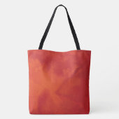 Verbrand Sinaasappel Persimmon Leaf Abstract Autum Tote Bag (Achterkant)