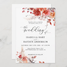 Verbrand Sinaasappel Rust Boho Terracotta Floral W