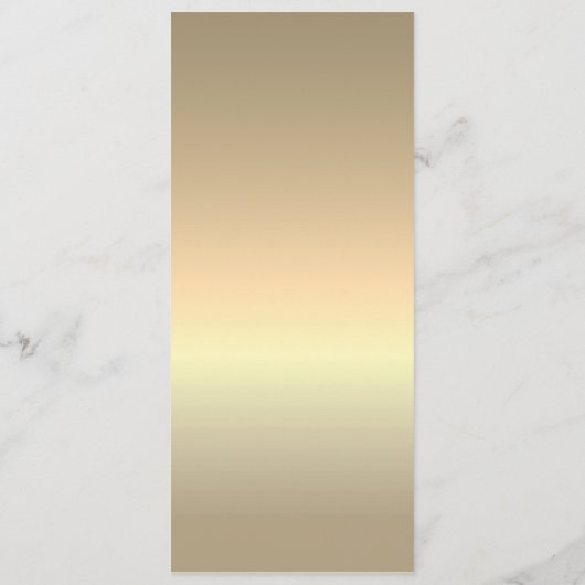 Verbrand Sinaasappel Terracotta Bruiloft Menu (Achterkant)