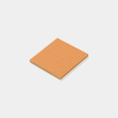 Verbrand Sinaasappel Terracotta Check Pattern Cozy Post-it® Notes (Schuin)