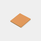 Verbrand Sinaasappel Terracotta Check Pattern Cozy Post-it® Notes (Schuin)