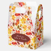 Verbrand Sinaasappel Tropische Hibiscus Bloemen Hu Bedankdoosjes (Geopend)