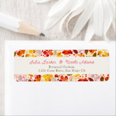 Verbrand Sinaasappel Tropische Hibiscus Bloemen Hu Etiket (Insitu)