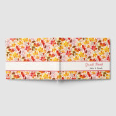 Verbrand Sinaasappel Tropische Hibiscus Bloemen Hu Gastenboek (Volledig)