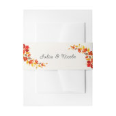 Verbrand Sinaasappel Tropische Hibiscus Bloemen Hu Uitnodigingen Wikkel (Voorkant Voorbeeld)