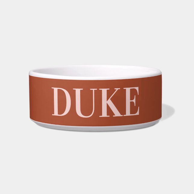 Verbrand Sinaasappel Voerbakje (Voorkant)