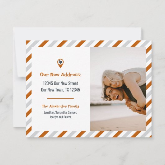 Verbrand Sinaasappel We hebben gestreepte bewegend (Achterkant)