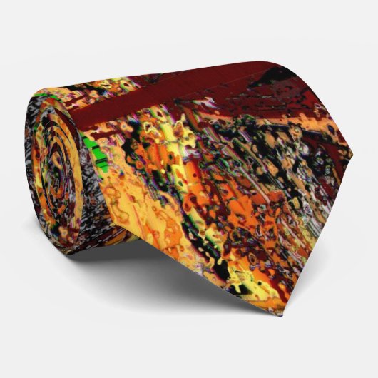 verbrand stropdas (Opgerold)